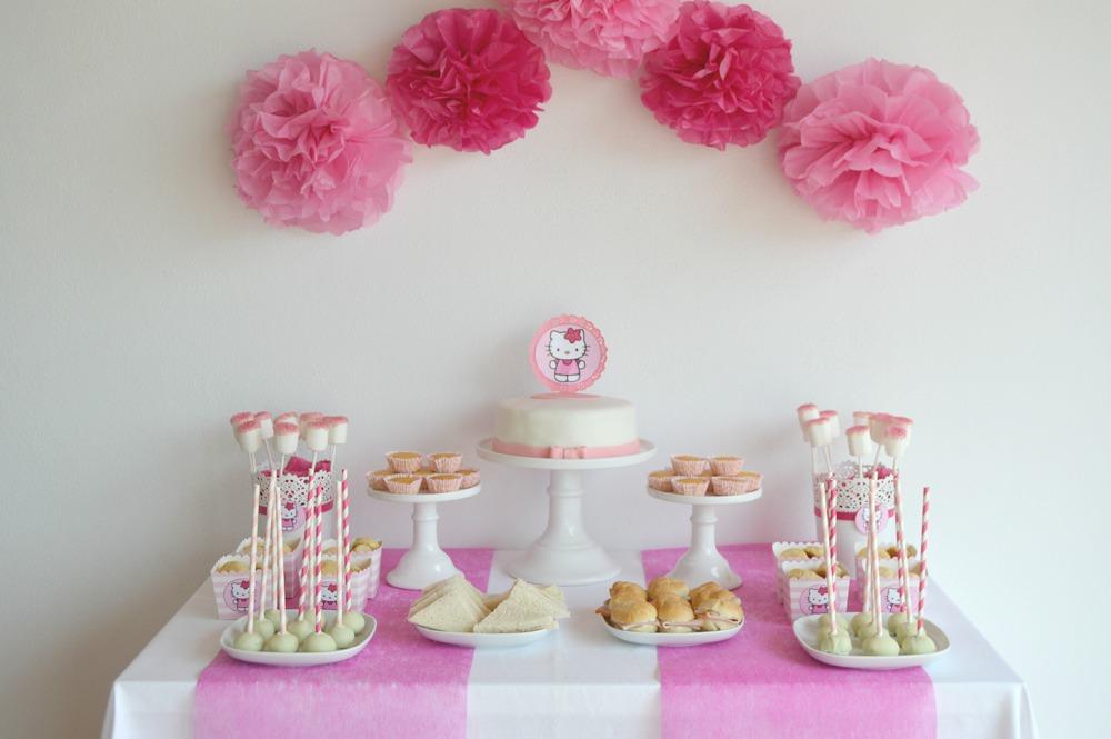 decoración cumpleaños niñas rosa