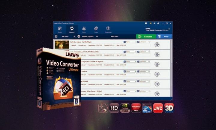 El mejor conversor de video de mkv a mp4 mov avi HD 4K Leawo Video Converter Ultimate Codecs Audio Video Descargar Copiar Rippear DVD Blu-Ray Análisis reseña Opiniones Windows Mac PC Programa Aplicación Bit Rate
