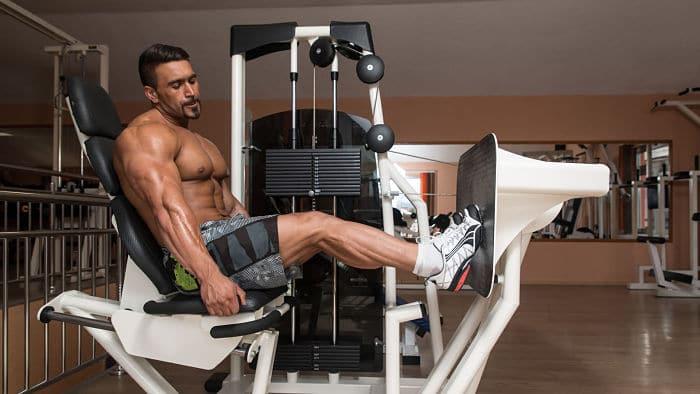 ejercicio de gemelos sentado