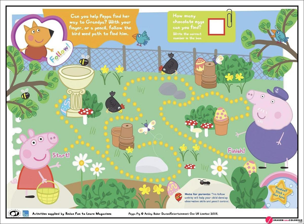 Juegos De Peppa Pig Para Imprimir