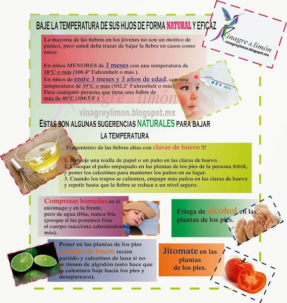 Trucos para bajar la fiebre