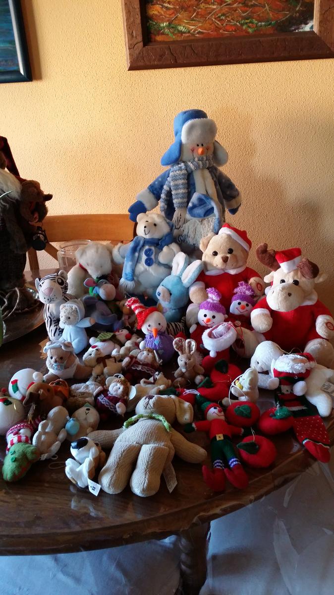 Peluches para nuestro árbol de navidad
