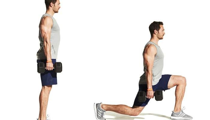 Dumbbell Rear Lunge