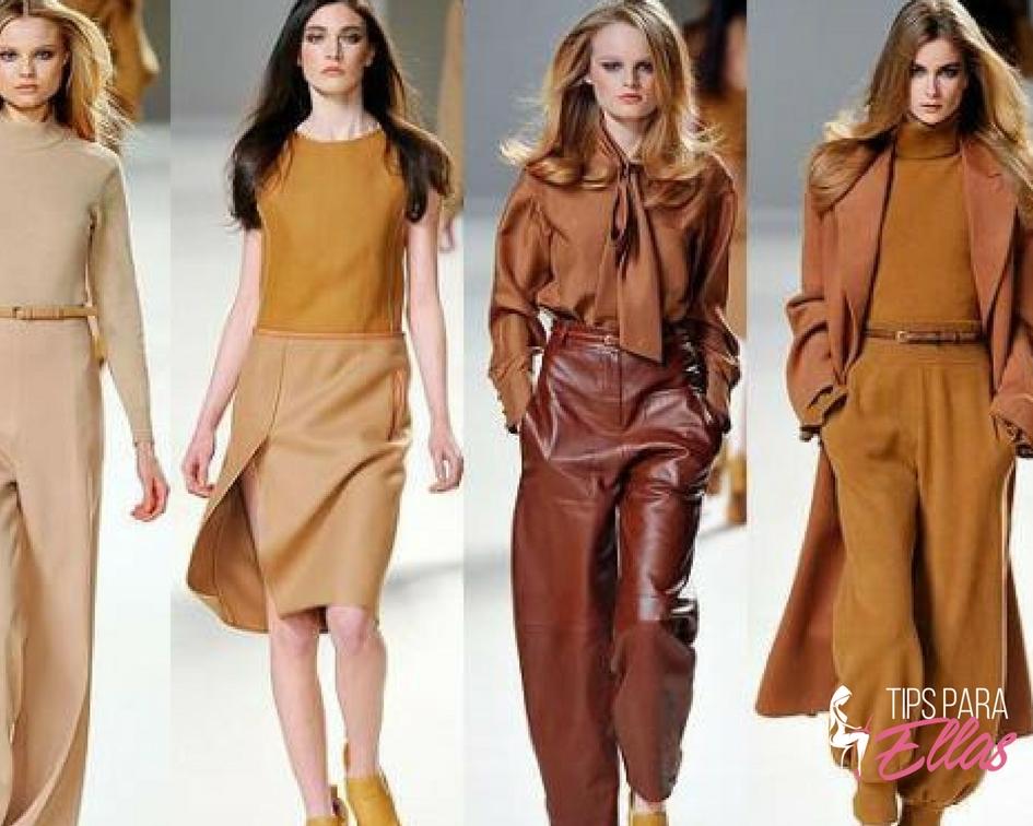 Color camel para todos los estilos de tendencia