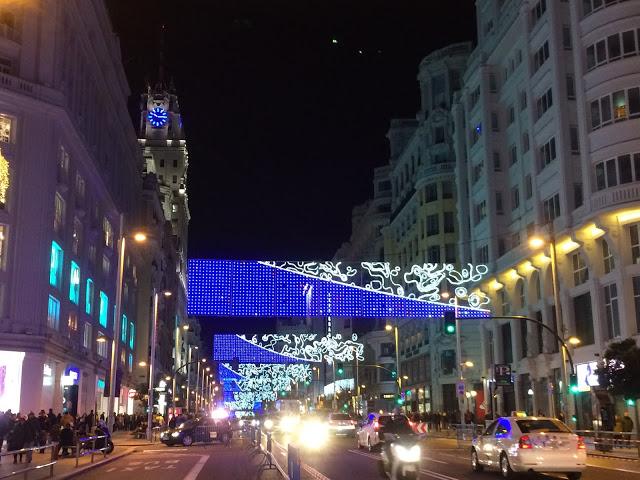 Luces navidad madrid