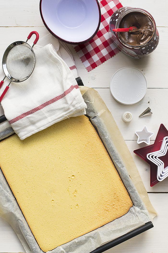 Tarta árbol de Navidad con Nutella®