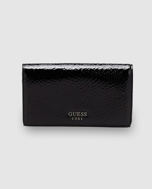 carteras negras de guess