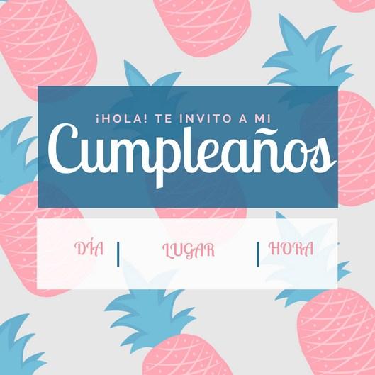 invitaciones de cumpleaños gratis