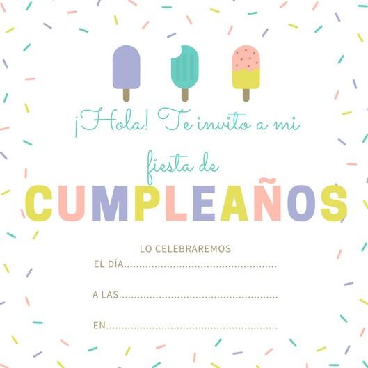 invitaciones de cumpleaños gratis