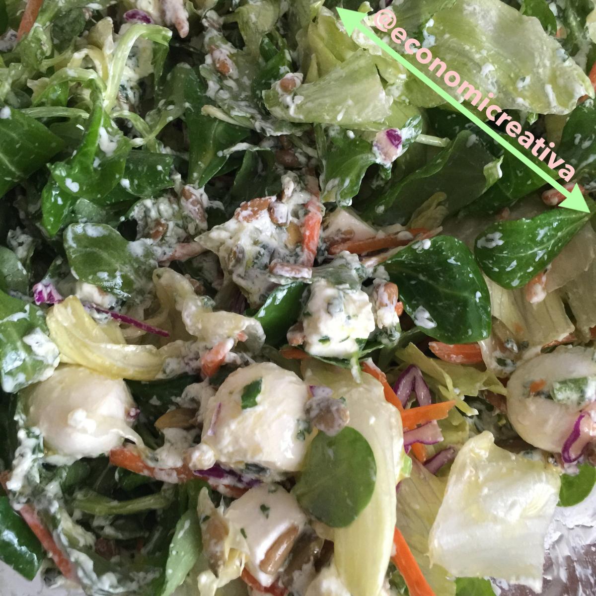 Ensalada tres quesos