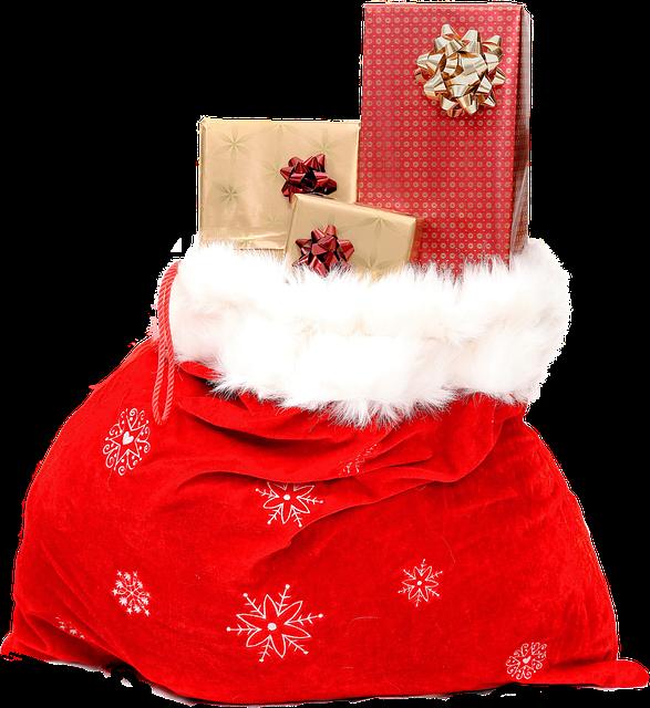 saco lleno de regalos, Navidad