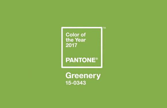 color de moda en decoración 2017 Pantone - greenery