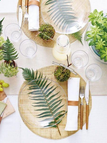 color de moda en decoracion 2017 pantone greenery - decoracion para mesa