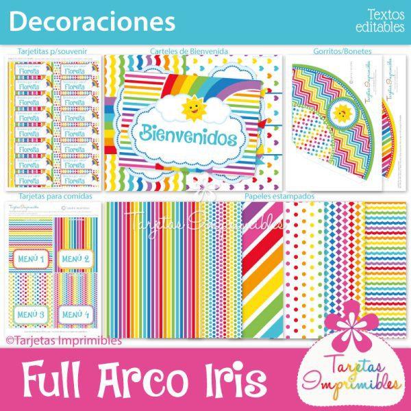 kit-de-decoraciones-imprimibles-arco-iris-editable
