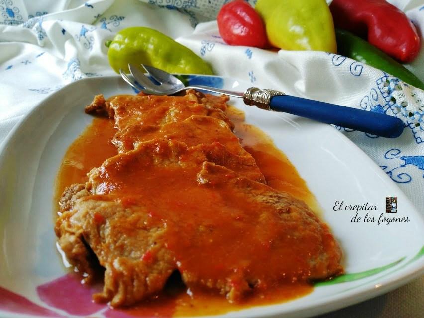 lomo en salsa
