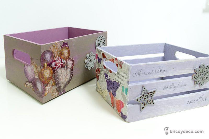cajas decoradas con decoupage