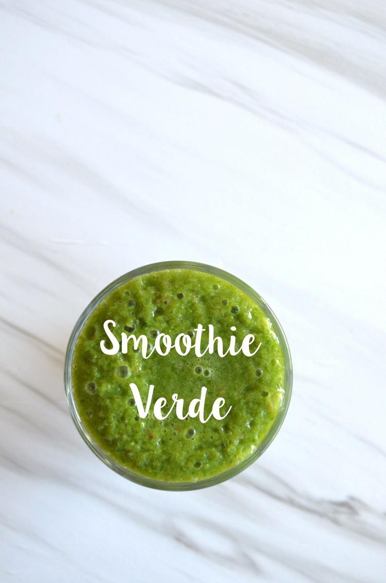 batido o licuado verde