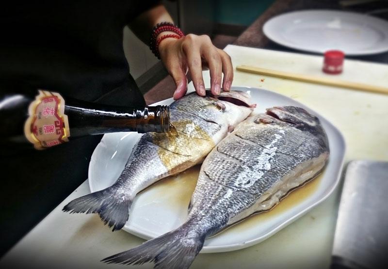 Receta dorada estilo chino