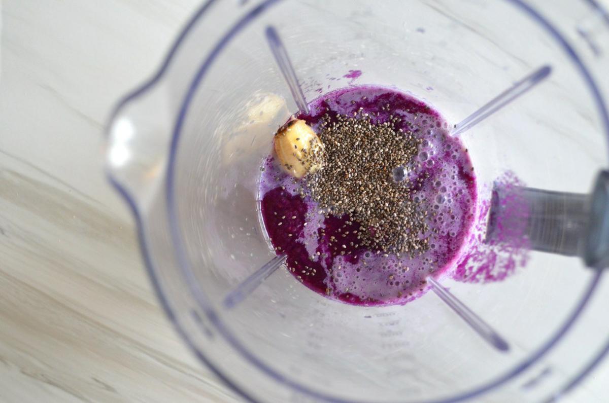 batido de frutos rojos