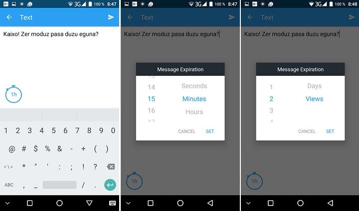 Cómo enviar mensajes que se autodestruyen por WhatsApp destruyen eliminan automáticamente Android iOS celular Teléfono móvil Facebook Line Correo Gmail SMS Tutorial Guia