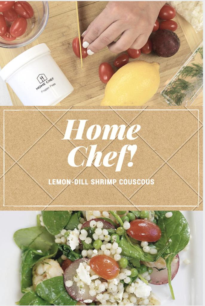 home chef lemon dill shrimp couscous blog review
