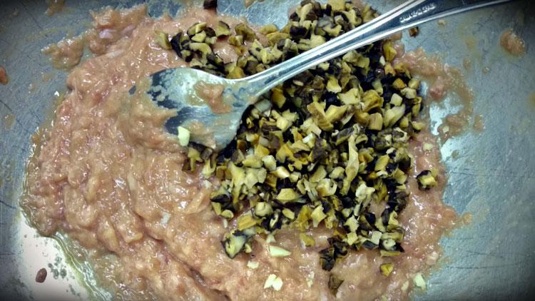 Relleno para empanadillas chinas