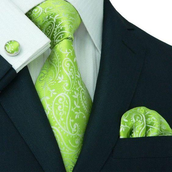 colores-de-boda-corbata-novio-greenery-color-pantone