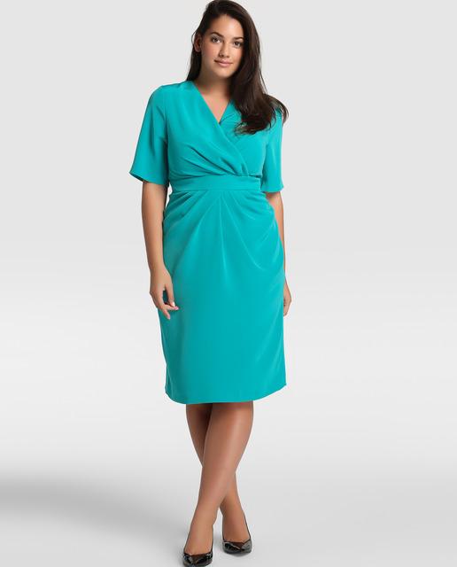 Rebajas Síntesis XXL - vestido fiesta azul