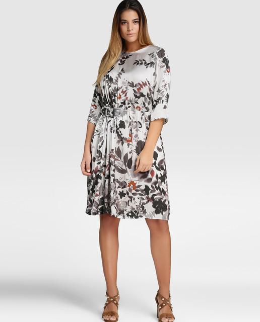 Rebajas Síntesis XXL - vestido estampado floral