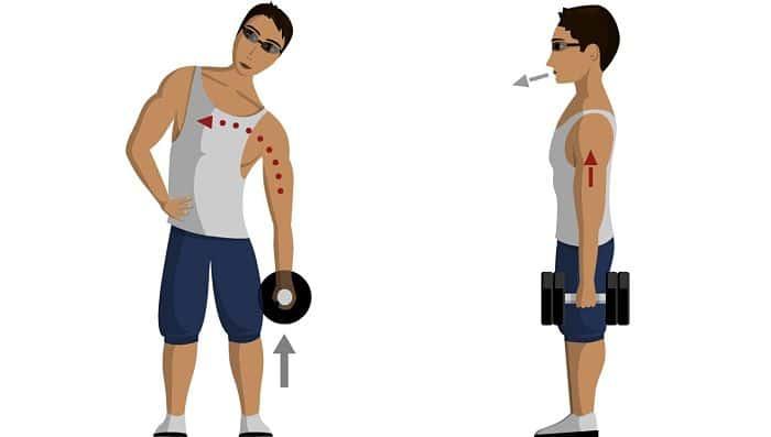 Flexiones laterales para lumbares