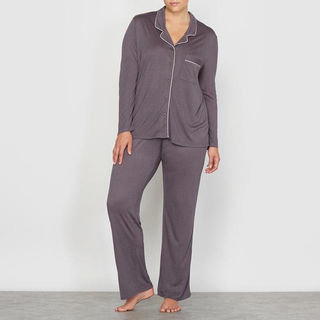 Pijamas y camisones Tallas Grandes 2017 - pijamas grises