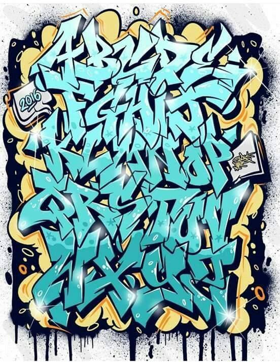 dibujar abecedario o letras en graffiti 5