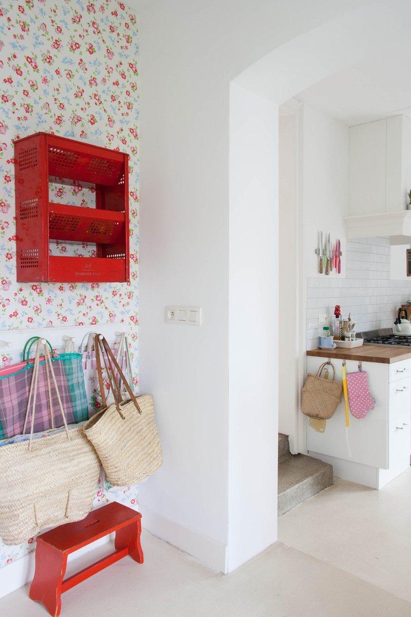 casa nordica en tonos pastel