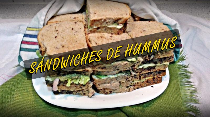 Sándwiches de hummus