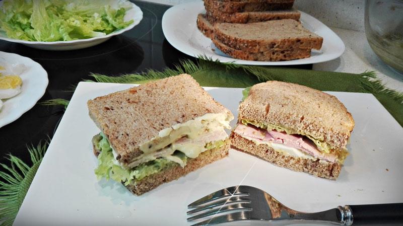 Receta saludable con hummus