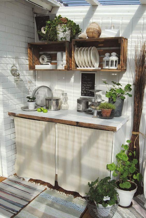 16 ideas de Cestas/almacenaje cocina  decoración de unas, caja de frutas  decoradas, reciclar cajas de fruta