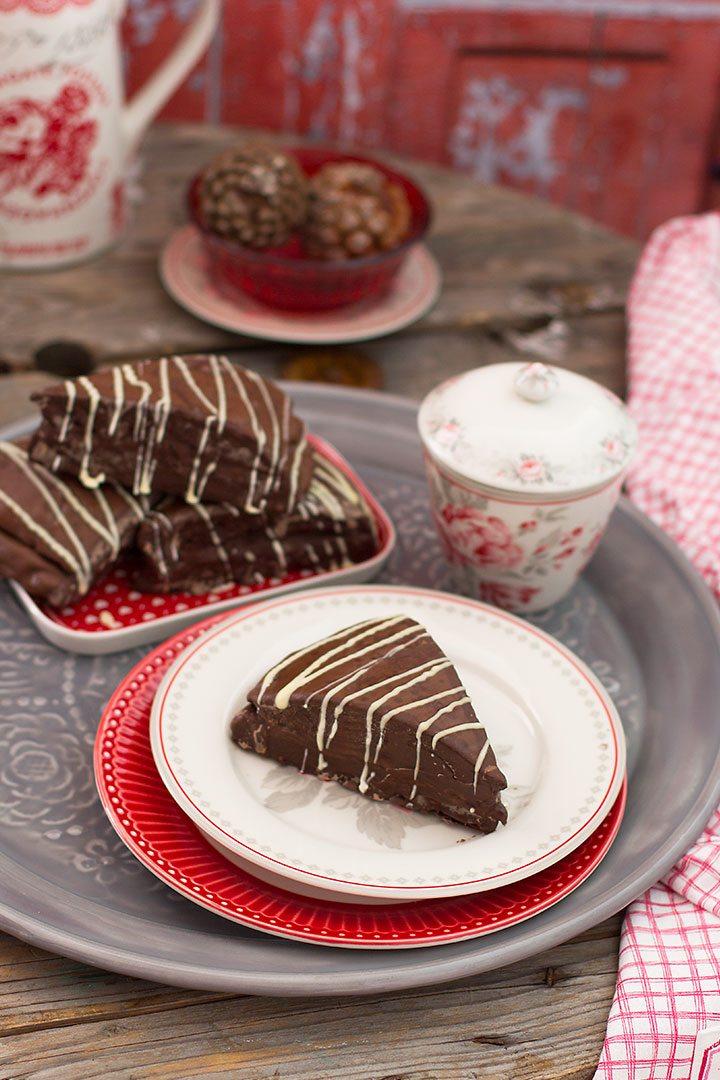 Triángulos de chocolate