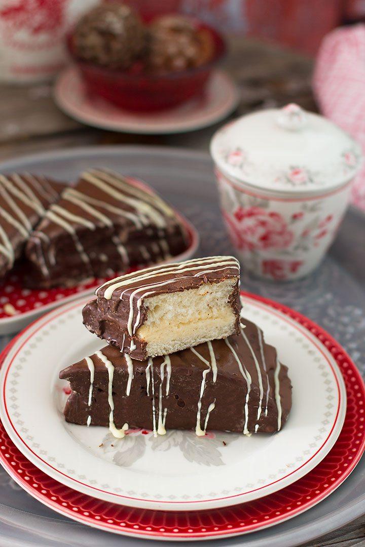 Triángulos de chocolate