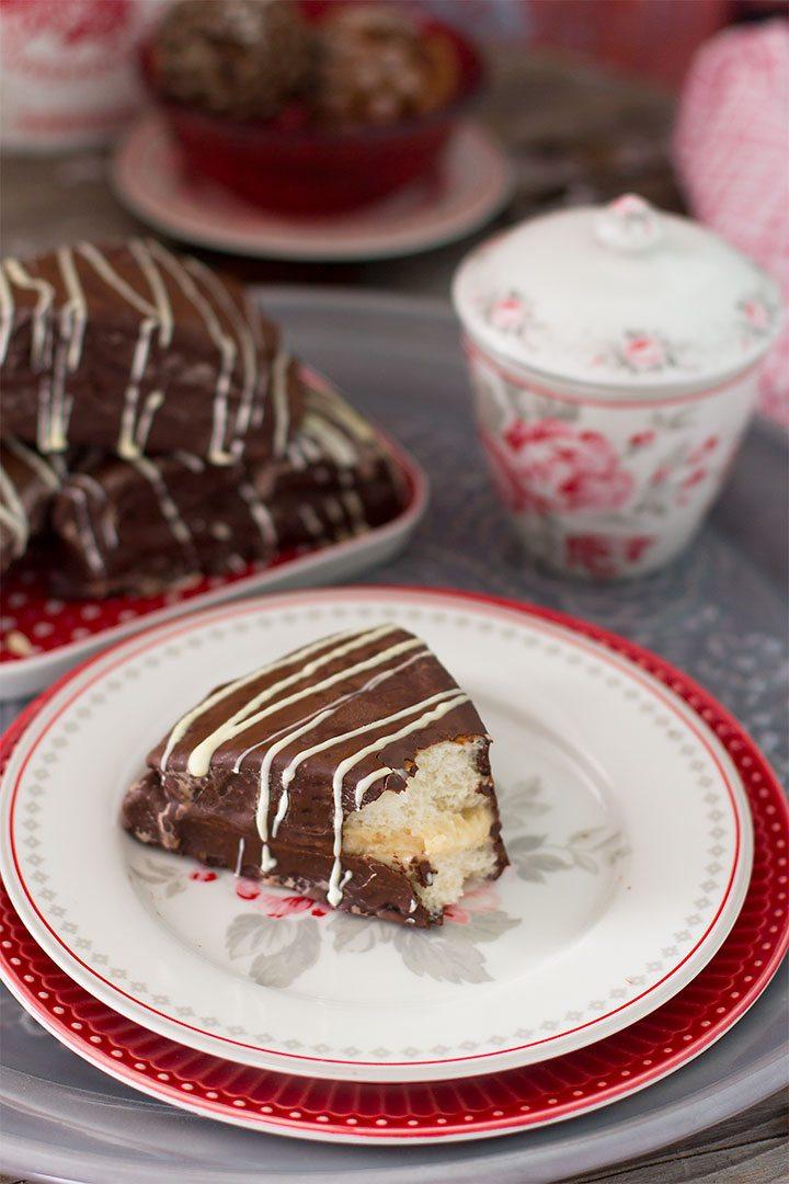 Triángulos de chocolate