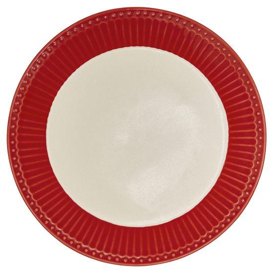 Plato De Ceramica 23 Cm Alice Red Green Gate