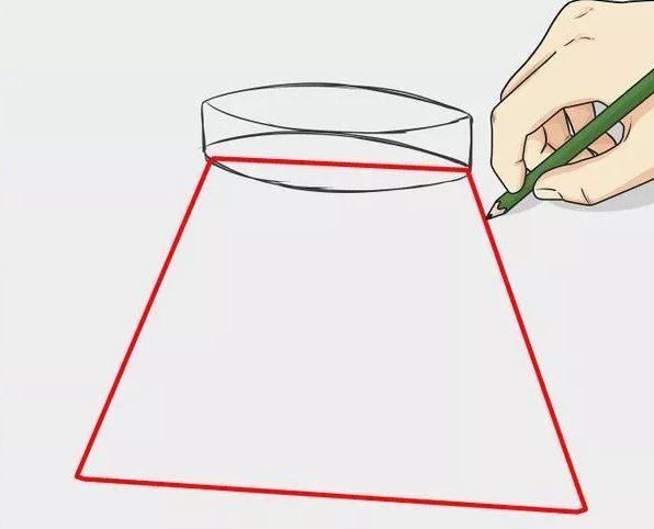 paso 1 para dibujar faldas