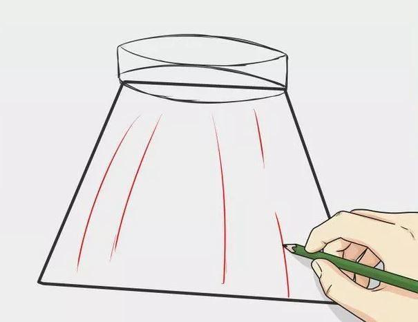 paso 2 para dibujar faldas