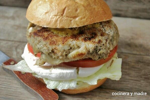 Cómo hacer hamburguesa de berenjena
