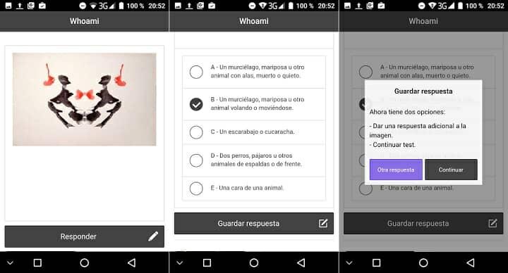 Test de rorschach app aplicacion programa para Android