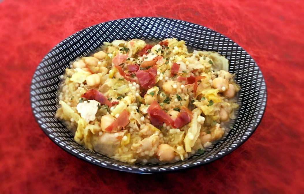 sopa hortelana