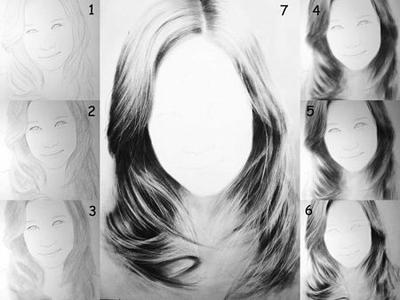 como aprender a dibujar cabello realista