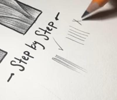 técnica 1 para dibujar pelo