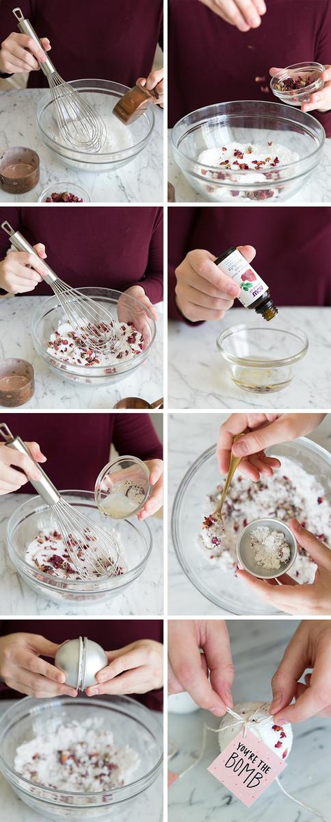 3_ideas_diy_para_regalar_en_San_Valentín_bombas_baño_rosa_eucaliptos_paso_a_paso