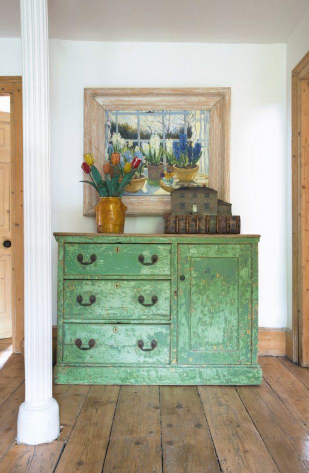 mueble verde
