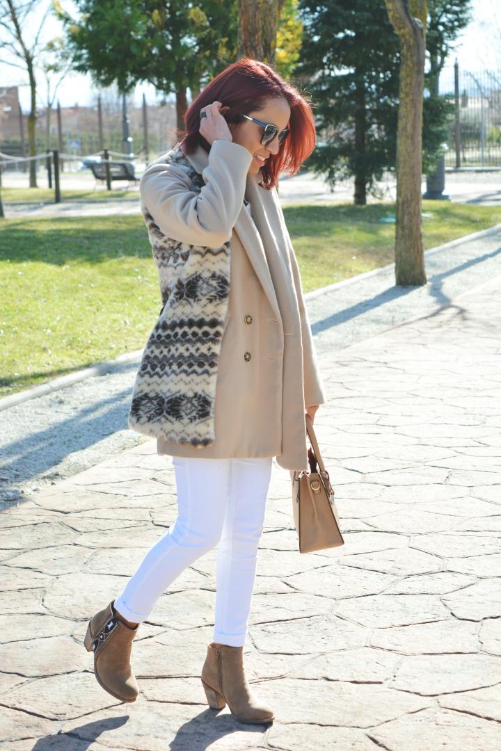 Cómo vestir de blanco en invierno